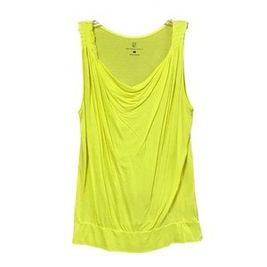 New York & Company Sleeveless Top, Casual Tank Top, Sunshine Yellow, Medium
